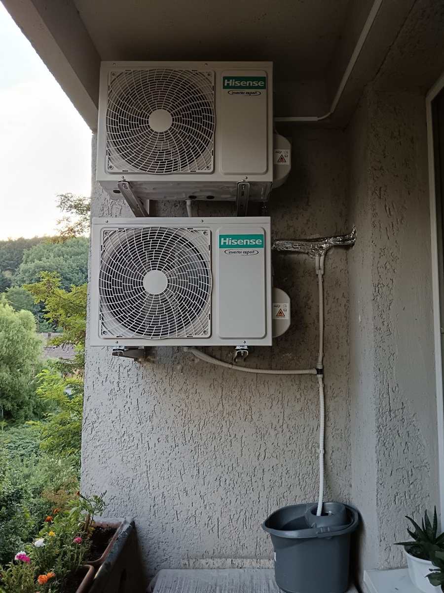 Multi klíma rendszer két kültérivel, Salgótarján