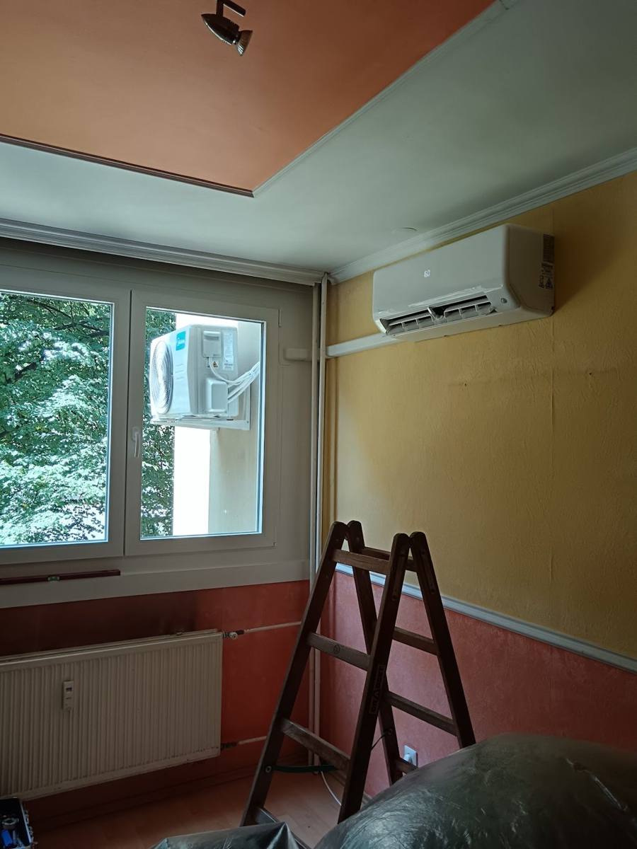 Panellakás klíma telepítés, Salgótarján